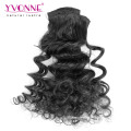 100% Top Real Human Hair Clip in Hair Extensions